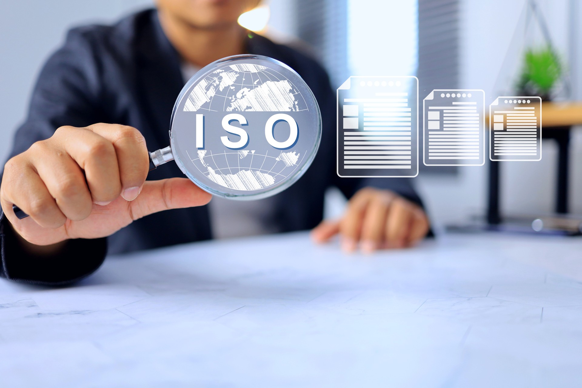 ISO standards management concept